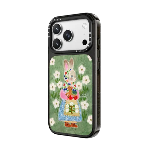 Rabbit Hug | iPhone 18 Pro Max / Impact Case MagSafe Compatible - Glossy / Glossy Black | Image 2