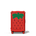 Strawberry print | 21" Carry-On Suitcase / Bounce Suitcase / Cherry Red | Image 1