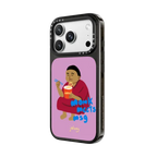 Monk Meets MSG | iPhone 18 Pro Max / Impact Case MagSafe Compatible - Glossy / Glossy Black | Image 2