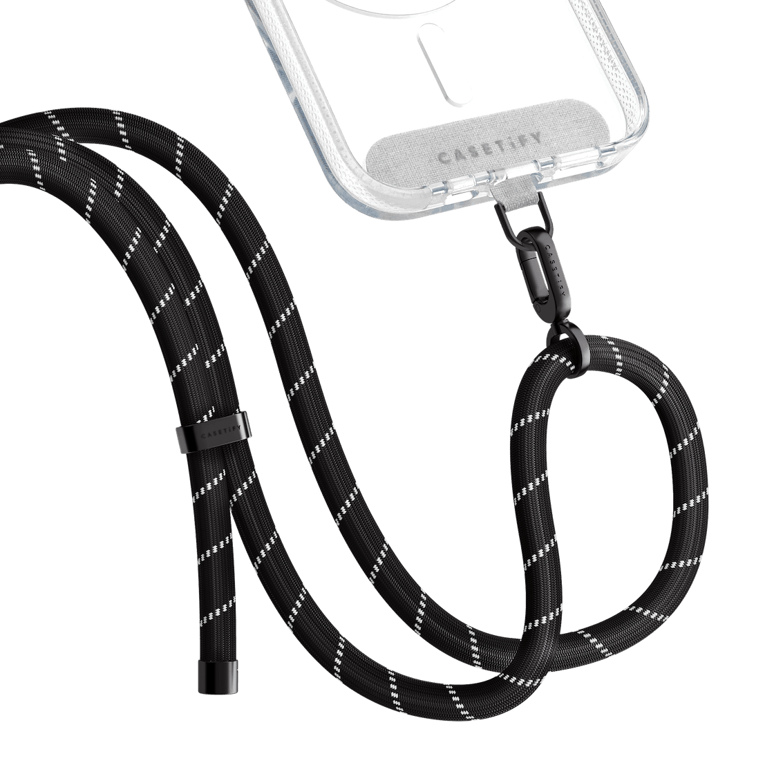 Rope Cross-body Strap - Black (8mm) | Image 1
