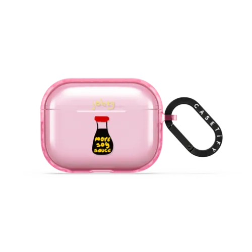 I Need More Soy Sauce | AirPods Pro 3 / Earbuds Impact Case / Pink Fizz | Image 1