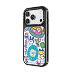Tamagotchi Stickermania Case | iPhone 18 Pro / Impact Case MagSafe Compatible - Glossy / Glossy Black | Image 2