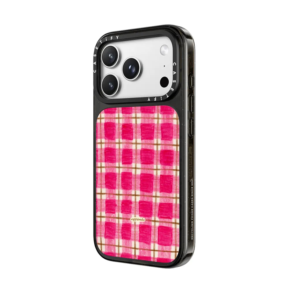 Pink and Brown Plaid