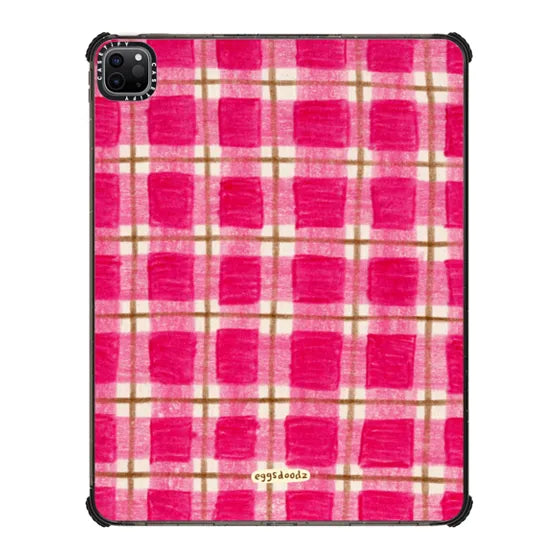Pink and Brown Plaid | Image 1