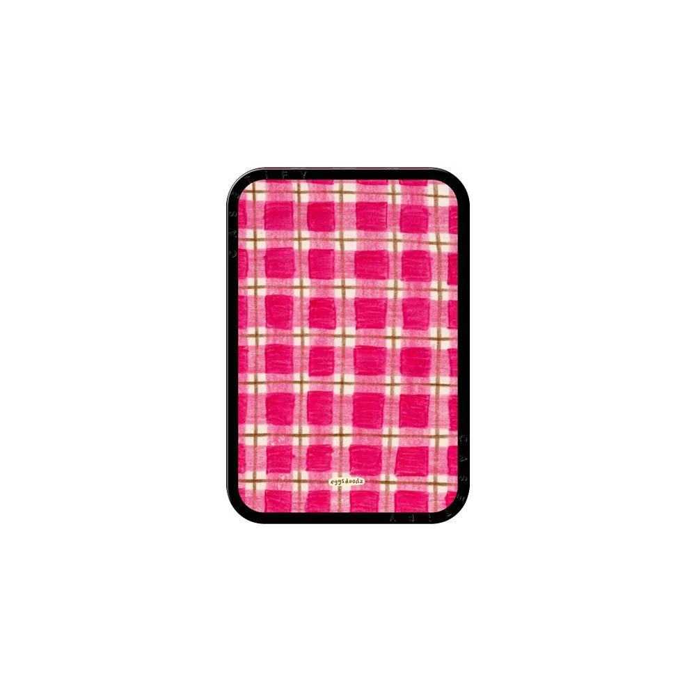 Pink and Brown Plaid
