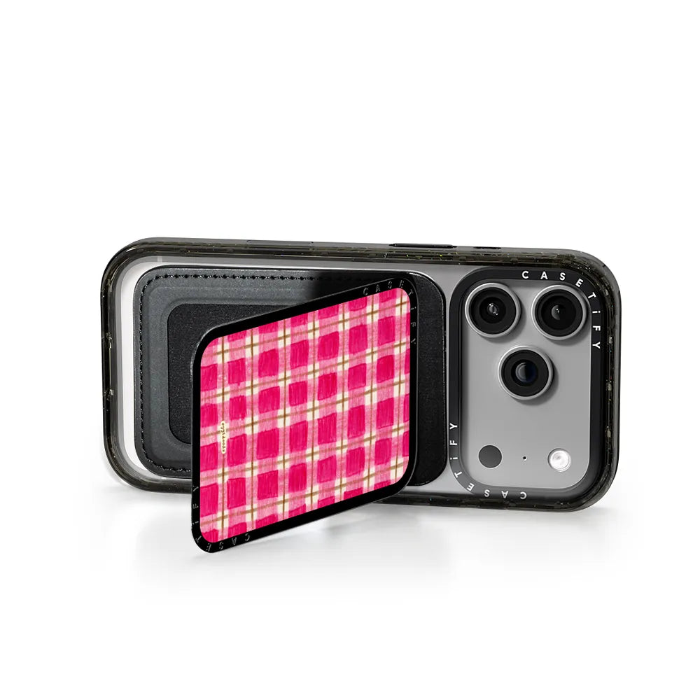 Pink and Brown Plaid