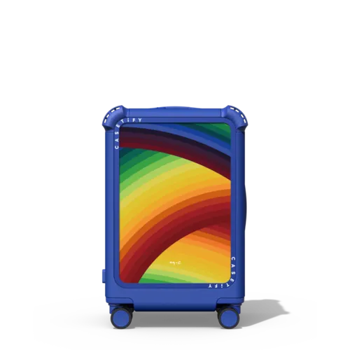 Rainbow (ARC) | 21" Carry-On Suitcase / Bounce Suitcase / Cobalt Blue | Image 1