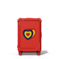 Two Hearts | 21" Carry-On Suitcase / Bounce Suitcase / Cherry Red | Image 1