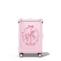 The Royal Carousel | 21" Carry-On Suitcase / Bounce Suitcase / Glossy Primrose Pink | Image 1