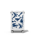 Blue Whale | 21" Carry-On Suitcase / Bounce Suitcase / Glossy Cloud White | Image 1