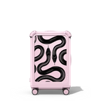 Black Kingsnake | 21" Carry-On Suitcase / Bounce Suitcase / Glossy Primrose Pink | Image 1