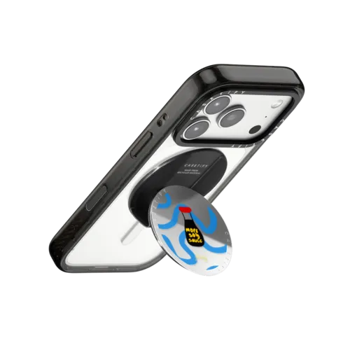 I Need More Soy Sauce | Snappy Grip Stand / Snappy Mirror Grip Stand MagSafe Compatible / Silver | Image 3