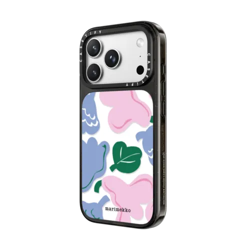 Marimekko Kukasta Kukkaan Case | iPhone 18 Pro Max / Impact Case MagSafe Compatible - Glossy / Glossy Black | Image 2