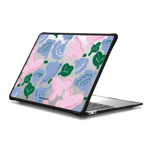 Marimekko Kukasta Kukkaan Laptop Case | MacBook Air 13-inch (M1 / Intel) / MacBook Impact Case / Black | Image 1