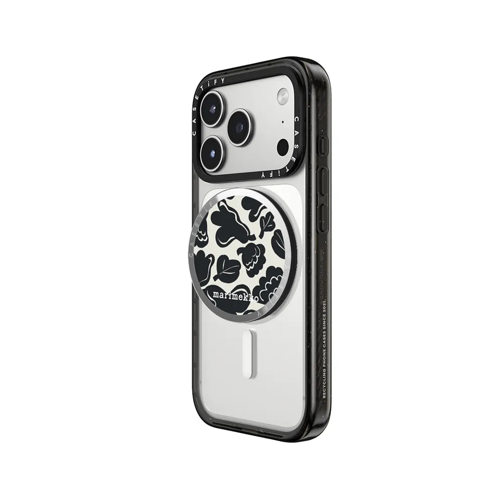 Marimekko Kukasta Kukkaan (Black & White) Snappy Grip Stand