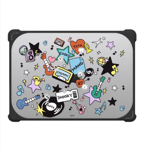 BT21 Frame Laptop Case | MacBook Pro 14-inch (M1 - M5) / MacBook Bounce Case / Black | Image 2