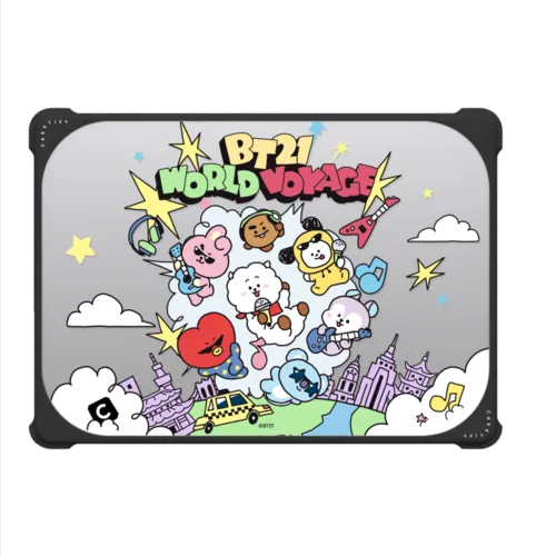 BT21 Sticker Laptop Case | MacBook Pro 14-inch (M1 - M5) / MacBook Bounce Case / Black | Image 2
