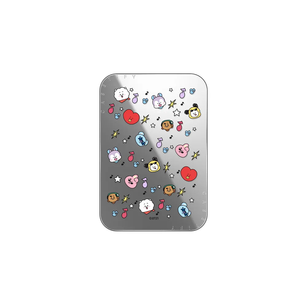 BT21 Pattern Snappy Cardholder Stand