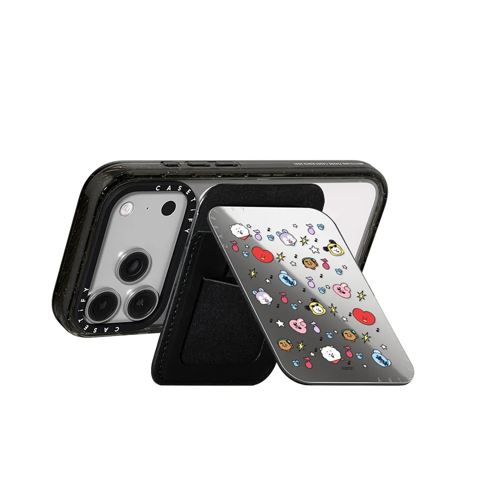 BT21 Pattern Snappy Cardholder Stand