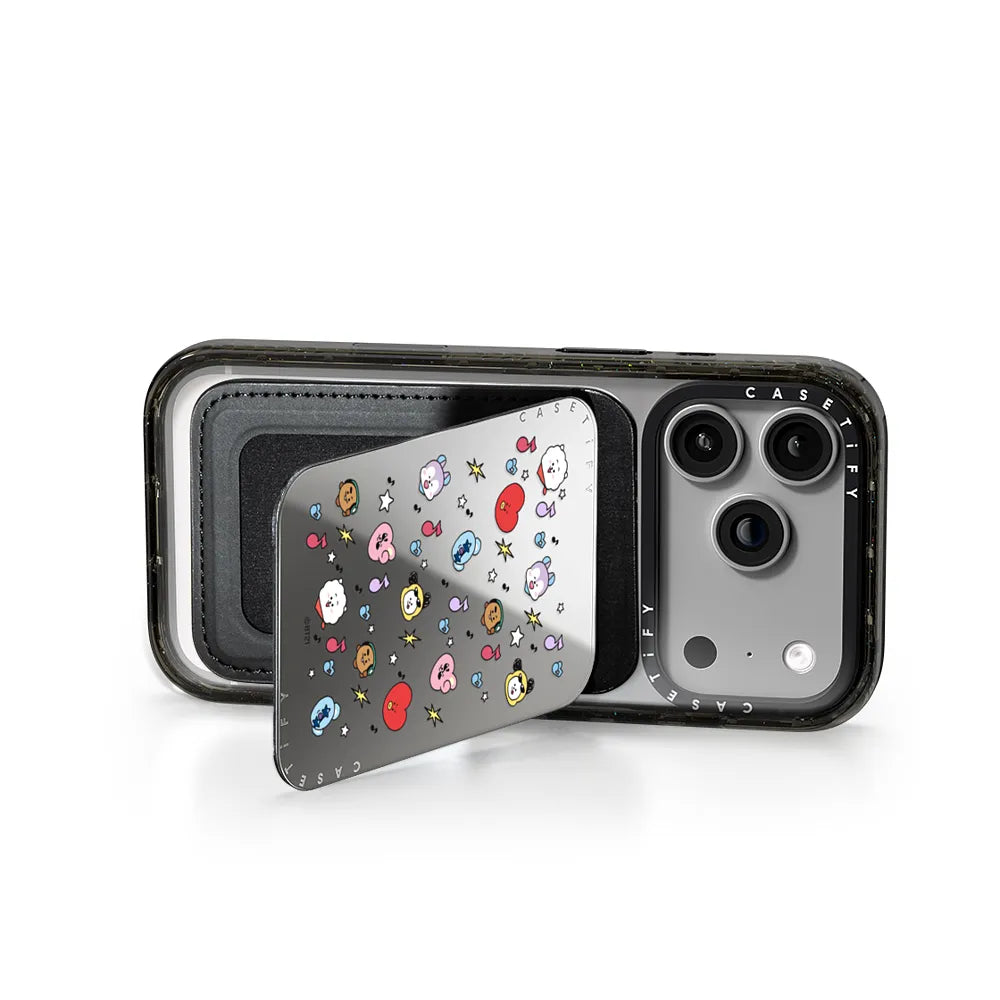 BT21 Pattern Snappy Cardholder Stand