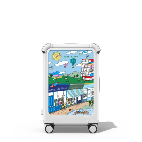 Storybook | 21" Carry-On Suitcase / Bounce Suitcase / Glossy Cloud White | Image 1