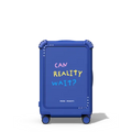 Can Reality Wait? | 21" Carry-On Suitcase / Bounce Suitcase / Cobalt Blue | Image 1