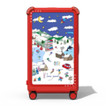 Winter Wonderland | 29" Check-In Trunk Suitcase / Bounce Suitcase / Cherry Red | Image 1