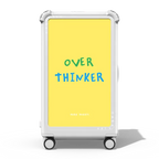 Over Thinker | 29" Check-In Trunk Suitcase / Bounce Suitcase / Glossy Cloud White | Image 1