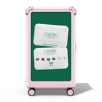 Redeem your coffee CHECK-IN TRUNK SUITCASE | 29" Check-In Trunk Suitcase / Bounce Suitcase / Glossy Primrose Pink | Image 1