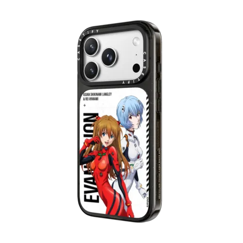 Rei & Asuka Case | iPhone 18 Pro Max / Impact Case MagSafe Compatible - Glossy / Glossy Black | Image 2