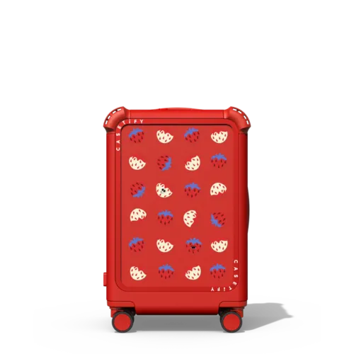 Berry sweet | 21" Carry-On Suitcase / Bounce Suitcase / Cherry Red | Image 1