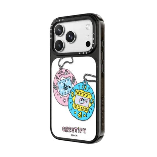 Tamagotchi Egg Device Case | iPhone 18 Pro Max / Impact Case MagSafe Compatible - Glossy / Glossy Black | Image 2