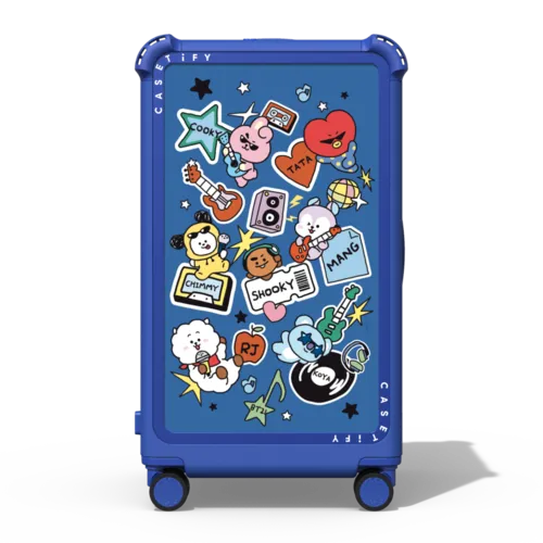 BT21 SUITCASE | 29" Check-In Trunk Suitcase / Bounce Suitcase / Cobalt Blue | Image 1