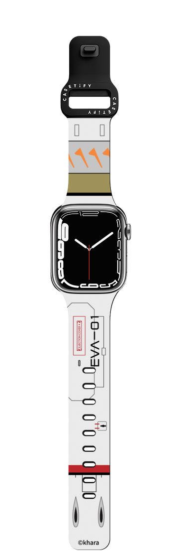 EVA-01 Entry Plug Watch Band | Apple Watch Series 7-9 (45mm) / Impact Band / Black | Image 1