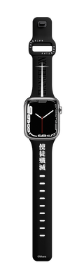 Angel Exterminate Watch Band | Apple Watch Series 7-9 (45mm) / Impact Band / Black | Image 1