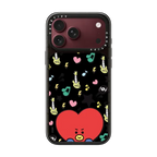 BT21 Custom Case - TATA | iPhone 18 Pro Max / Impact Case MagSafe Compatible - Glossy / Glossy Black | Image 1