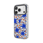 Solar Flair - Blue and Orange Wonky Stars