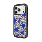 Solar Flair - Blue and Orange Wonky Stars