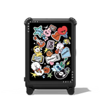 BT21 SUITCASE | 26" Check-In Expandable Suitcase / Bounce Suitcase / Matte Black | Image 1