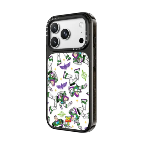 Toy Story 5 Buzz Lightyear Pattern Case | iPhone 18 Pro Max / Impact Case MagSafe Compatible - Glossy / Glossy Black | Image 2