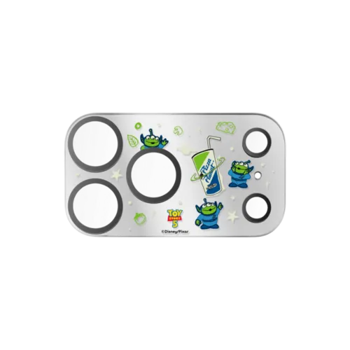 Toy Story 5 Alien Camera Lens Protector | iPhone 17 Pro Max (Lens Protector) / Mirror Camera Lens Protector / Silver | Image 1