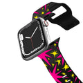 Solar Flair - Pink and Yellow Wonky Stars | Image 1