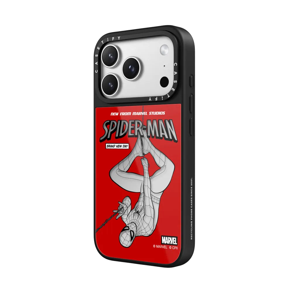 Spider-Man Red Poster Case
