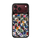 NBA Checkered Logo Case | iPhone 18 Pro Max / Impact Case MagSafe Compatible - Glossy / Glossy Black | Image 1