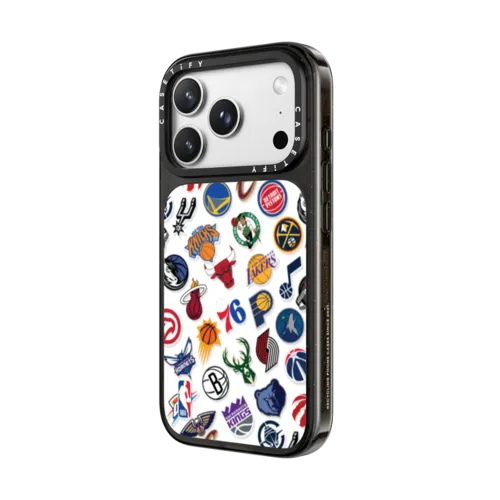 NBA Team Logo Phone Case | iPhone 18 Pro Max / Impact Case MagSafe Compatible - Glossy / Glossy Black | Image 2