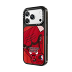 Chicago Bulls Hardwood Classic Jersey Case | iPhone 18 Pro Max / Impact Case MagSafe Compatible - Glossy / Glossy Black | Image 2