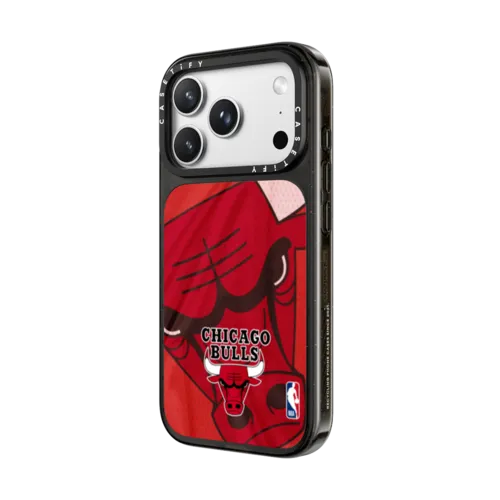 Chicago Bulls Hardwood Classic Jersey Case | iPhone 18 Pro Max / Impact Case MagSafe Compatible - Glossy / Glossy Black | Image 2