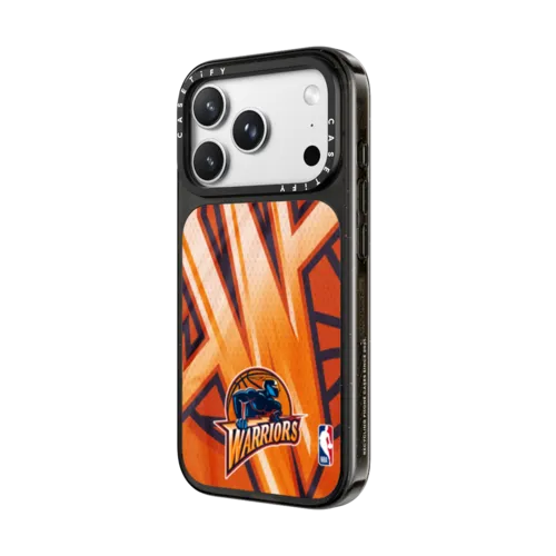 Golden State Warriors Hardwood Classic Jersey Case | iPhone 18 Pro Max / Impact Case MagSafe Compatible - Glossy / Glossy Black | Image 2