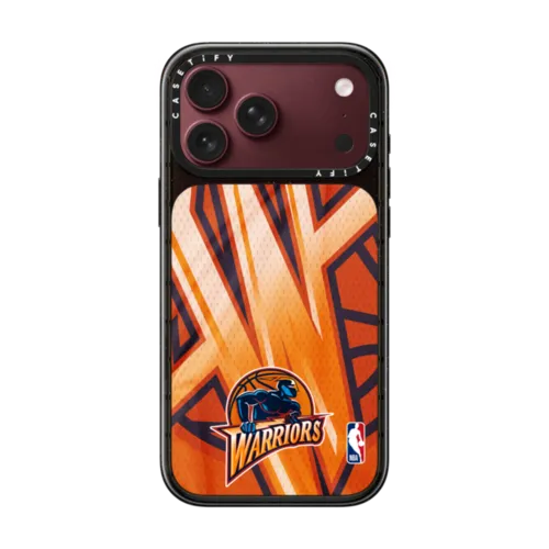 Golden State Warriors Hardwood Classic Jersey Case | iPhone 18 Pro Max / Impact Case MagSafe Compatible - Glossy / Glossy Black | Image 1