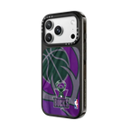 Milwaukee Bucks Hardwood Classic Jersey Case | iPhone 18 Pro Max / Impact Case MagSafe Compatible - Glossy / Glossy Black | Image 2